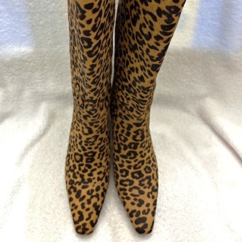 Steve Madden Dagne Pony Hair knee high boots NWOT Size 8-1/2 - Picture 2 of 7